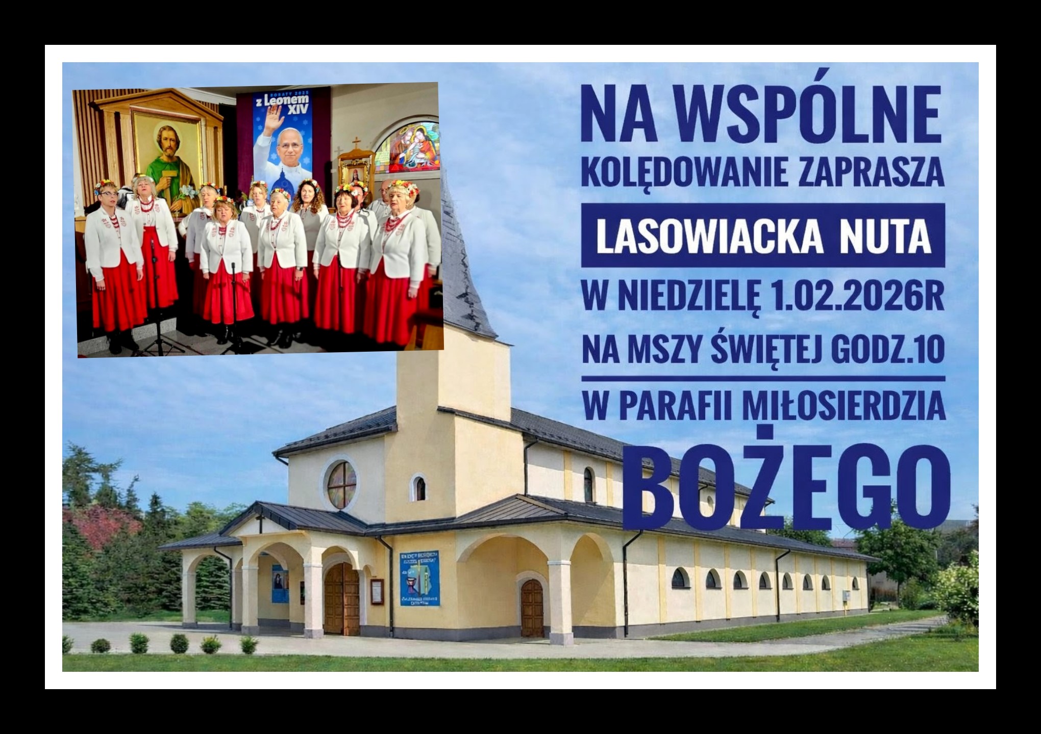 Kolędowanie z Lasowiacką Nutą - parafia Miłosierdzia Bożego